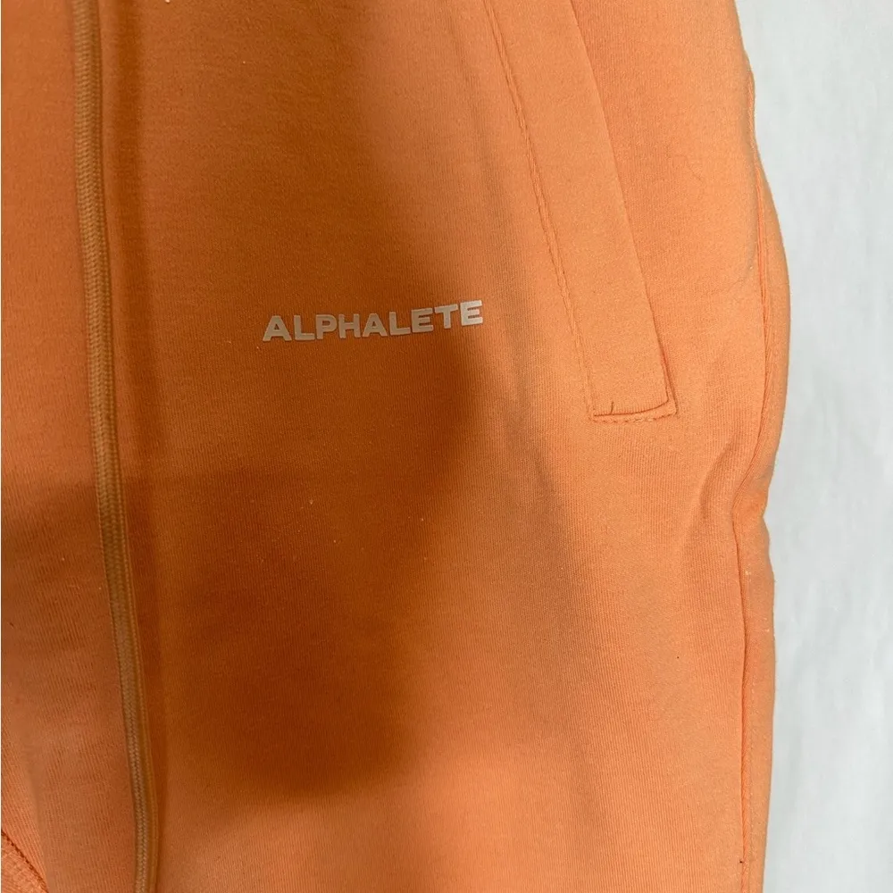 NWOT Alphalete Essential Joggers in Orange Frost Size Small Womens Workout Pants - Image 13