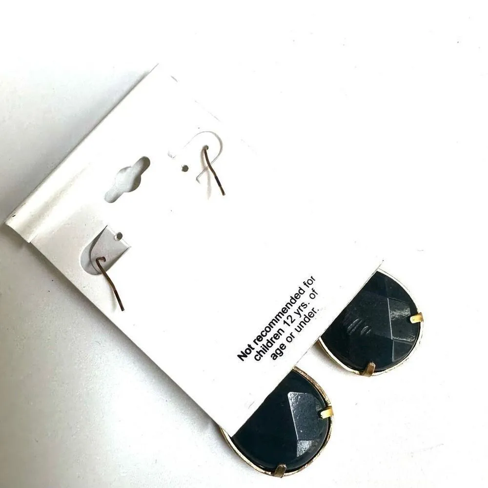 Kay Jewelers Collection pink and blue Gold tone teardrop statement earrings - Image 7