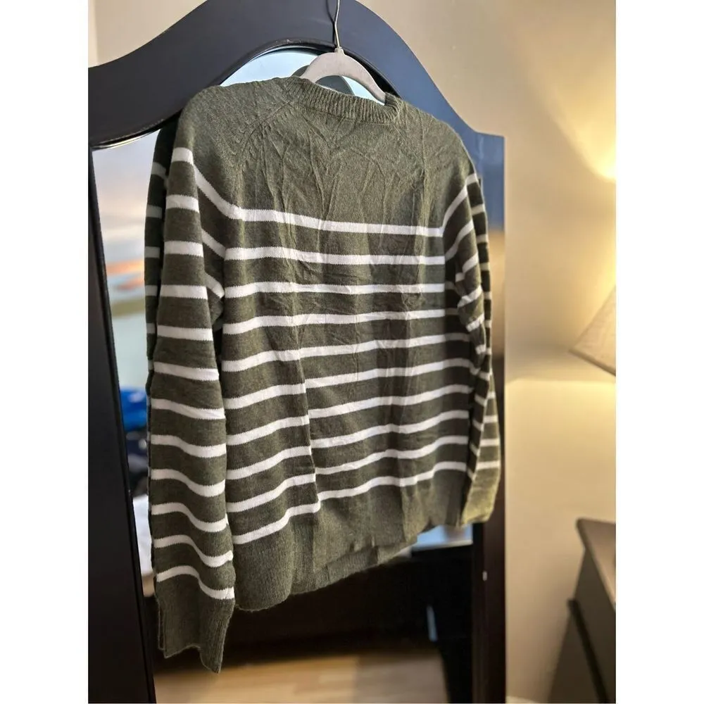 NEW Supre Look Sweater Wool Look M Green Size M - Image 2