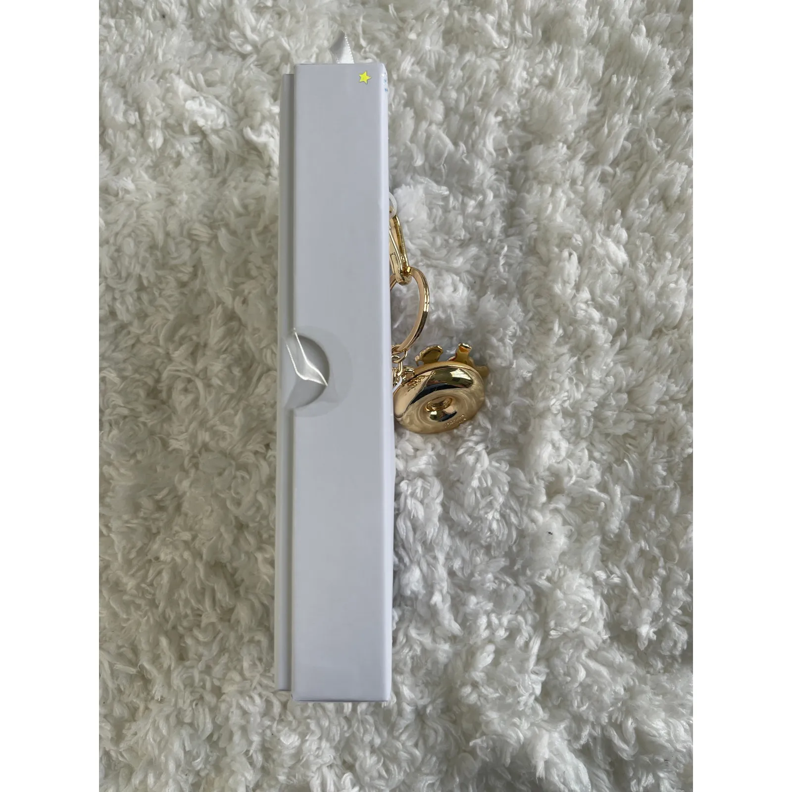 Disney Stitch Donut Floatie Spinner Keychain Charm Clip Gold Tone Sunglasses NEW - Image 10