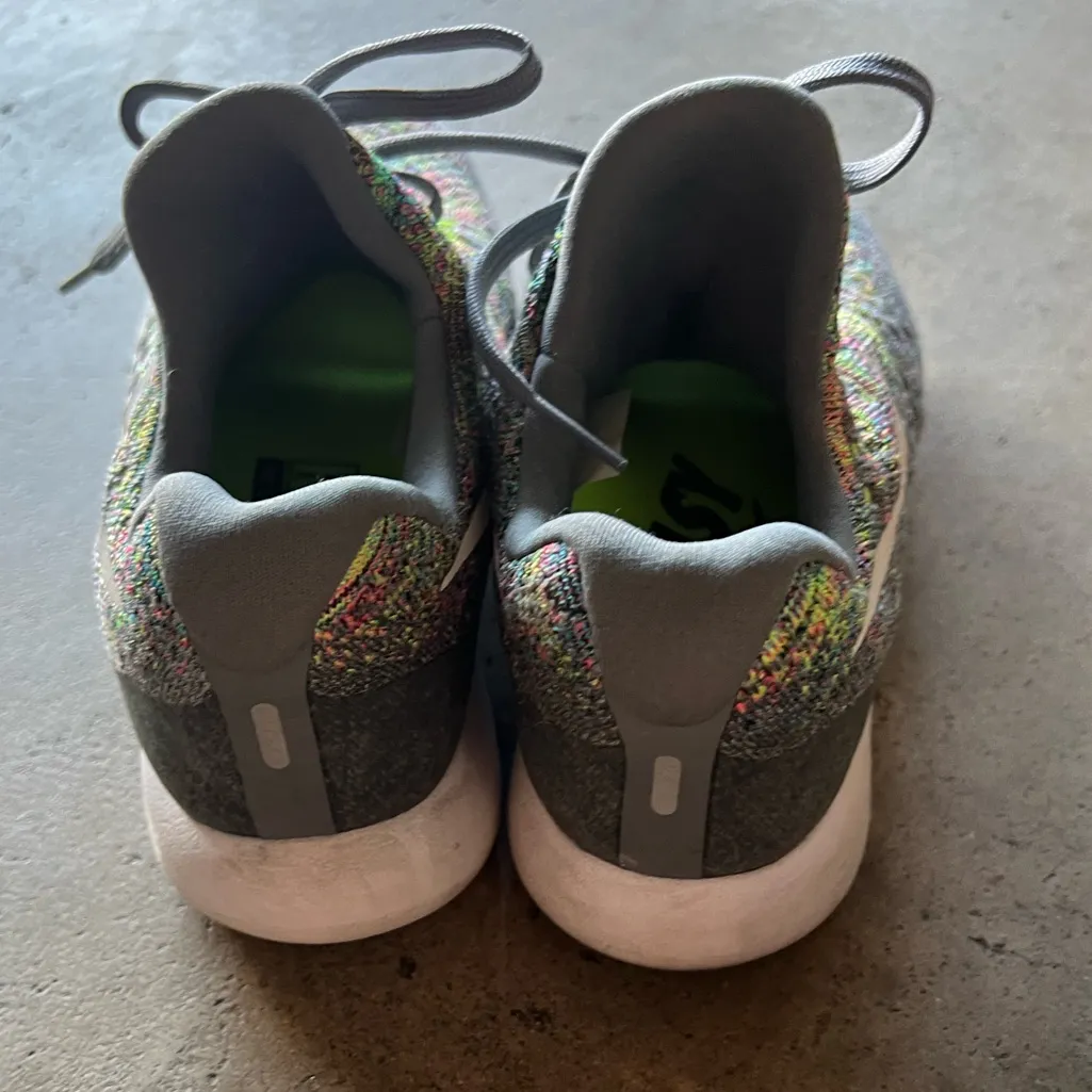 Nike LunarEpic Flyknit 2 Low Women's Size 7.5 Running Shoes Gray - Image 3