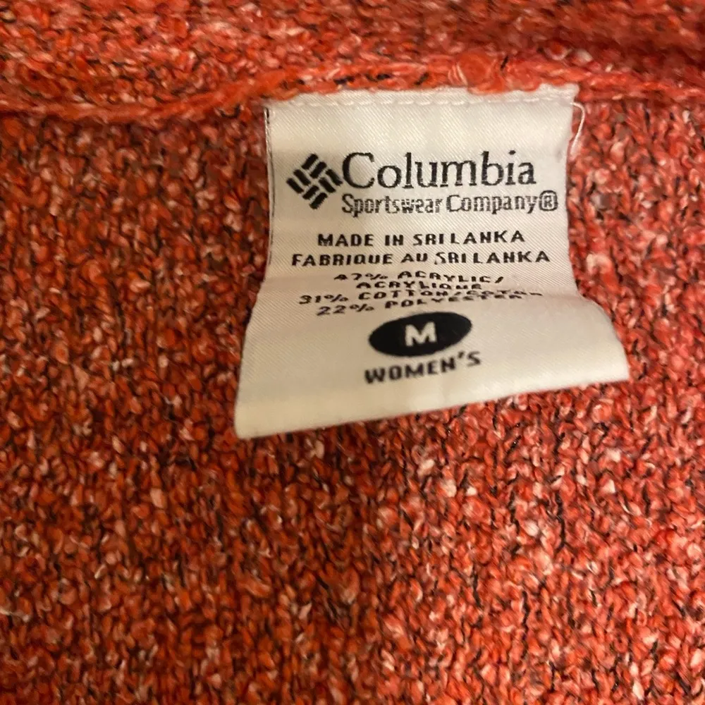 Columbia knit red sweater. Size medium. - Image 2