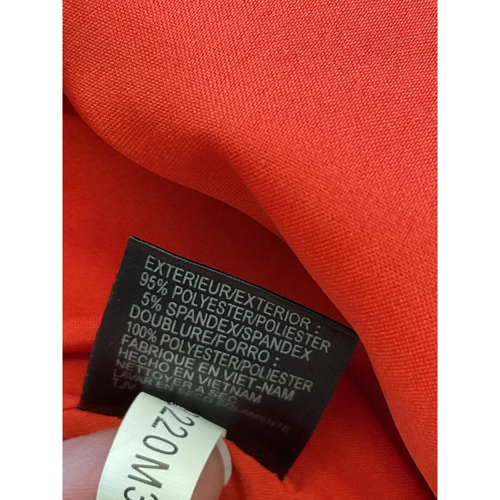 Red Sleeveless Sheath‎ Dress with Gold Accent - Image 8