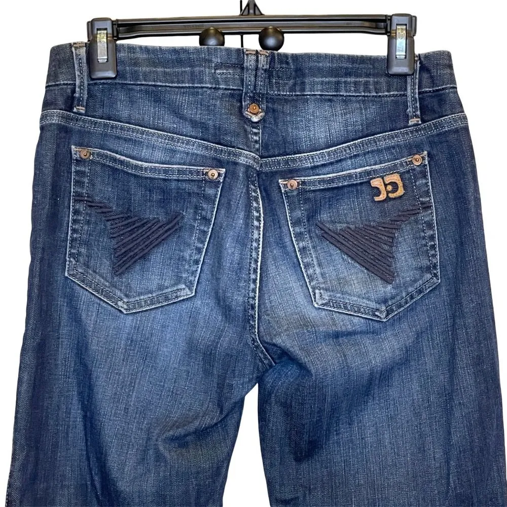 PSH2 50 Joe's Muse jeans Thompson blue dark wash bootcut Mid rise size 28 cotton - Image 9