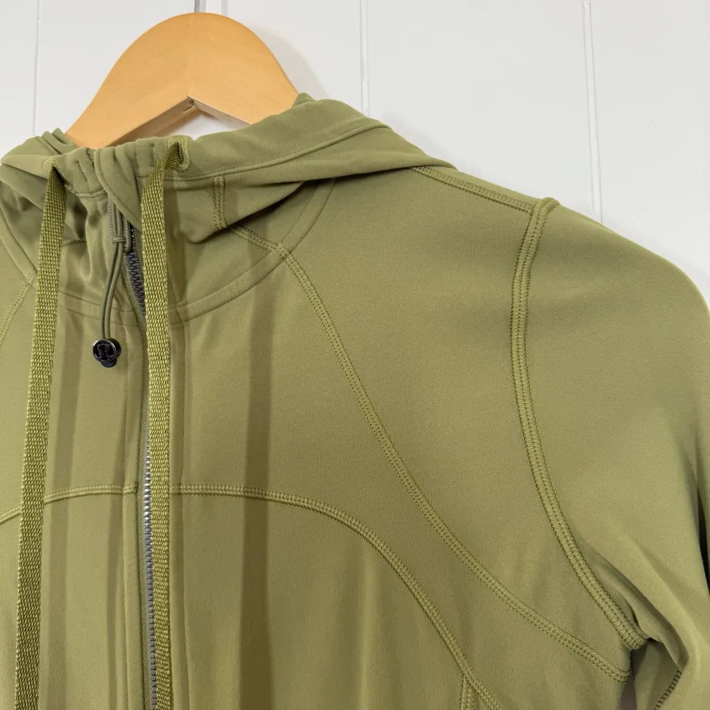 Lululemon Bronze Green Nulu Hooded Define Jacket - Image 3