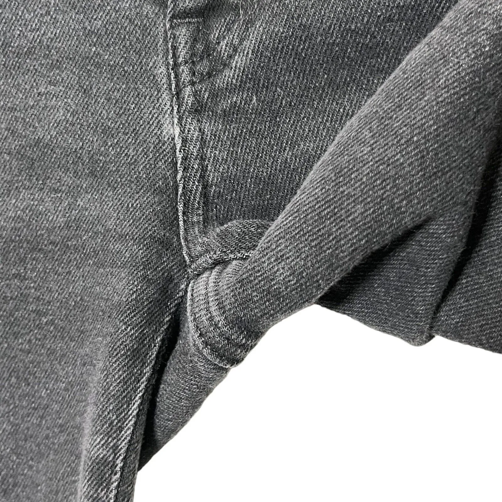 Madewell Cali Demi-Boot Jeans Women’s Size 23 Black Starkey Wash Cropped Bootcut - Image 5