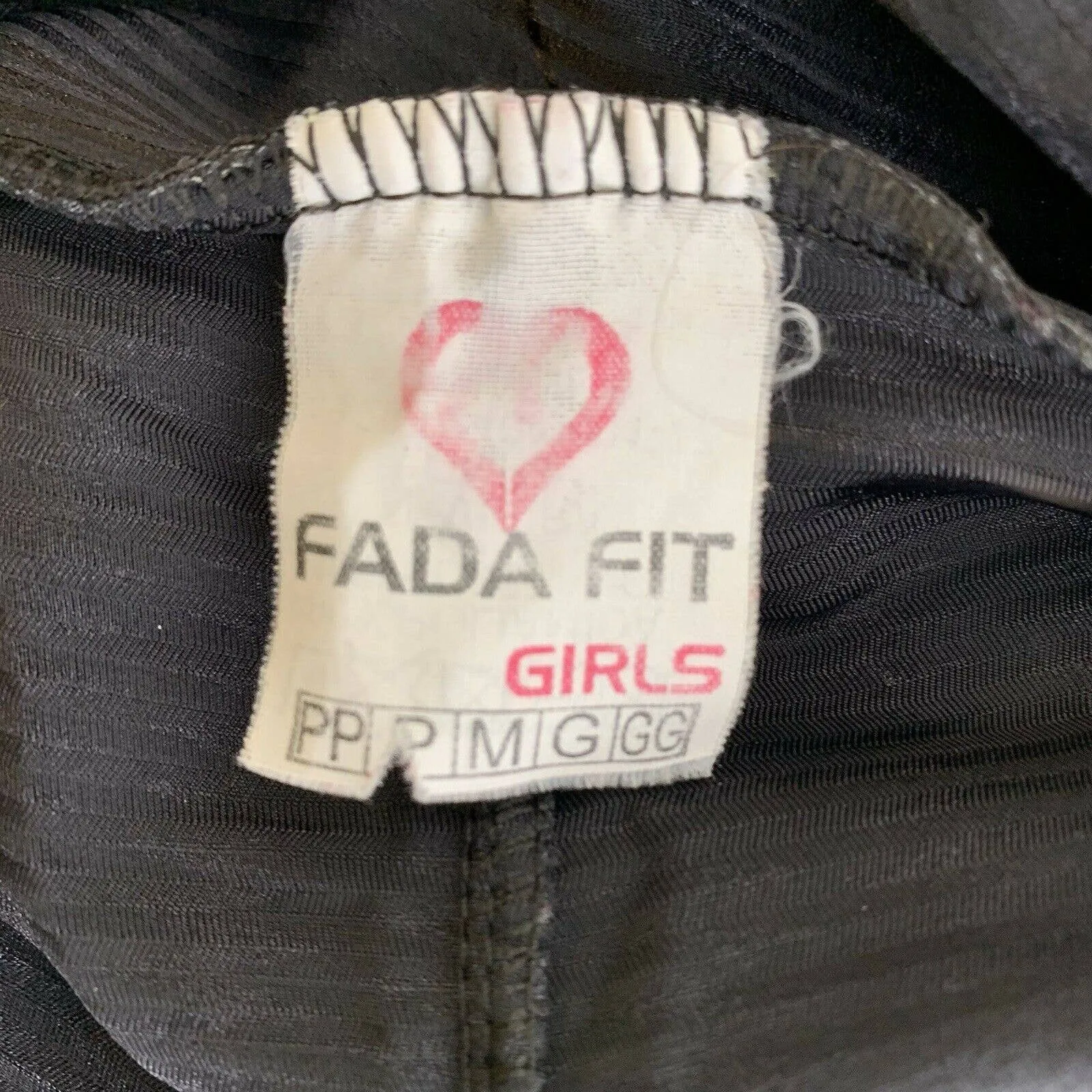 Fada‎ Fit Black Contrast Texture Legging S - Image 4