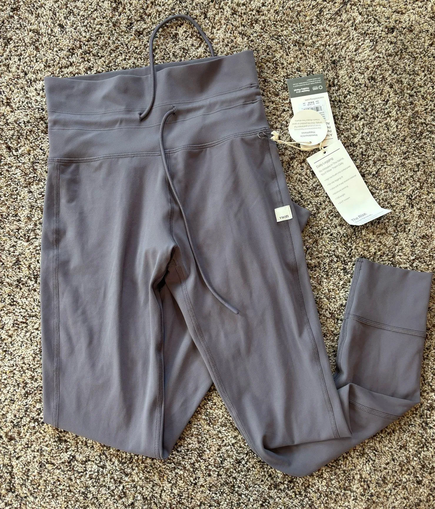 Vuori  Purple Leggings - Image 2