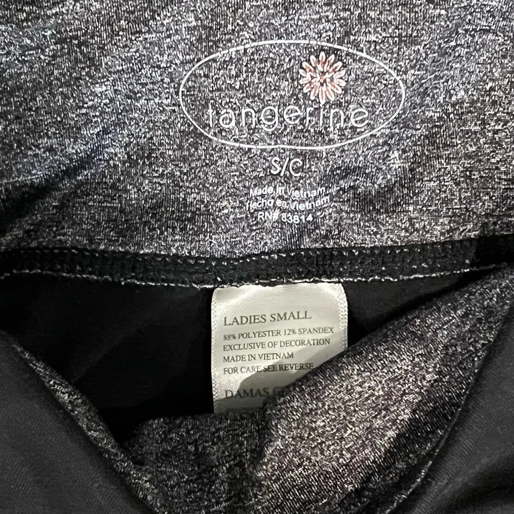 Black Tangerine Small Workout Pants - Image 2