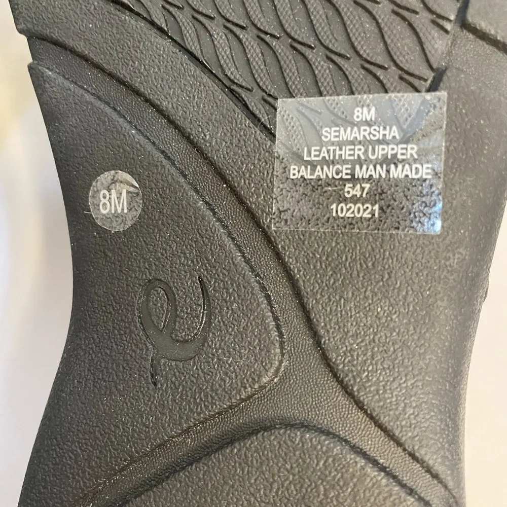 Easy Spirit Black Semarsha Braided Leather Upper Slip on Sandals Slides Sz 8 - Image 7