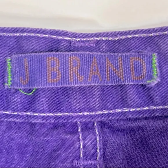 J. Brand Cutoff‎ Shorts Bright Purple Size 24 - Image 3