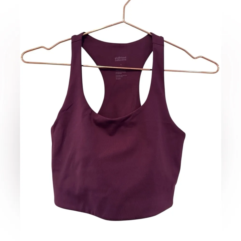 Girlfriend Collective Paloma sports bra purple/plum  size S - Image 3