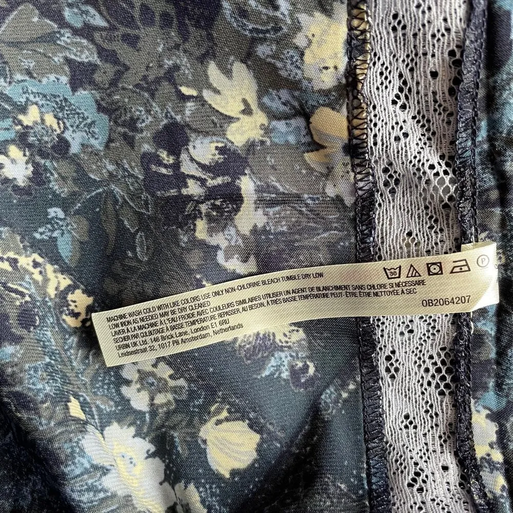 Intimately Just Dreamy Maxi Slip Dress Floral Print Size Medium NEW - Image 11