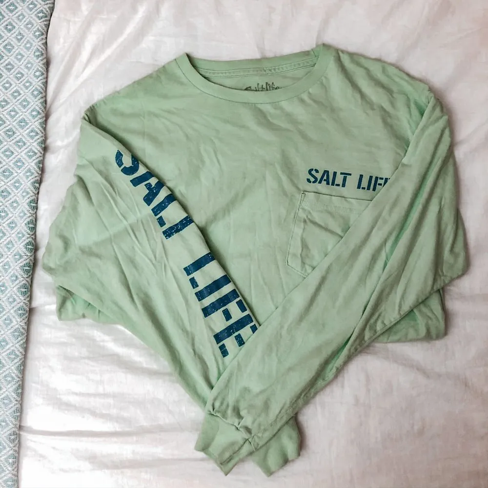 Beachy Long Sleeve Green Size M - Image 2