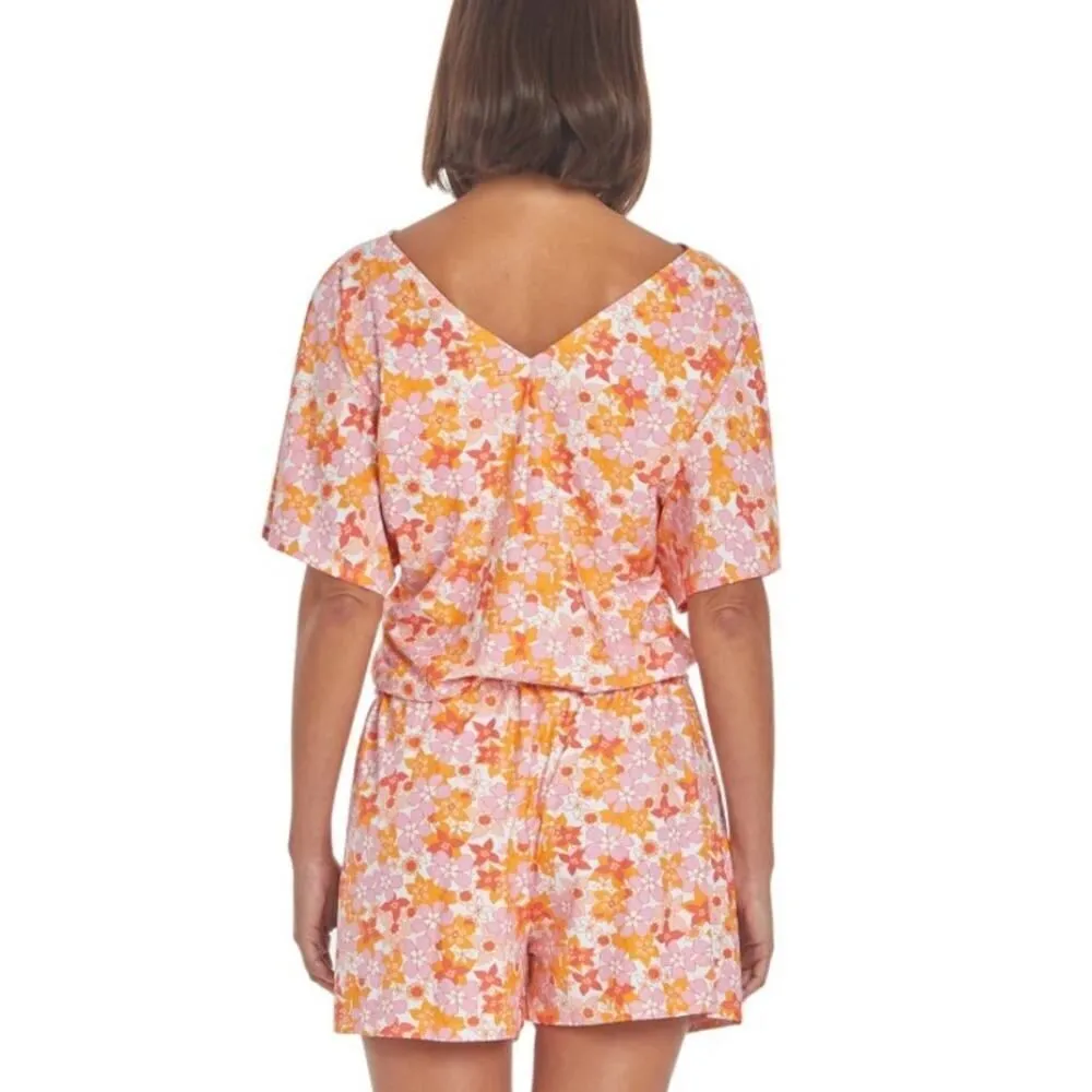 Cabana Life Surfside Beach Dolman Romper NWT Sz. M Pink Size M - Image 2