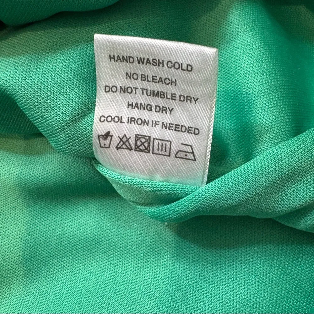 Superdown Tiffany Mini Dress in Sparkle Green, Sz S - Image 14