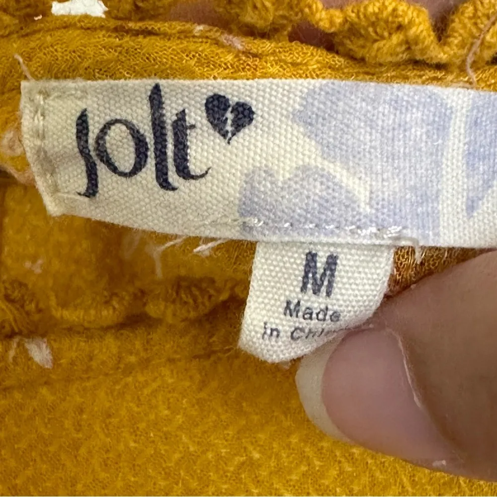 Jolt  yellow two layer sleeveless top women, medium - Image 7