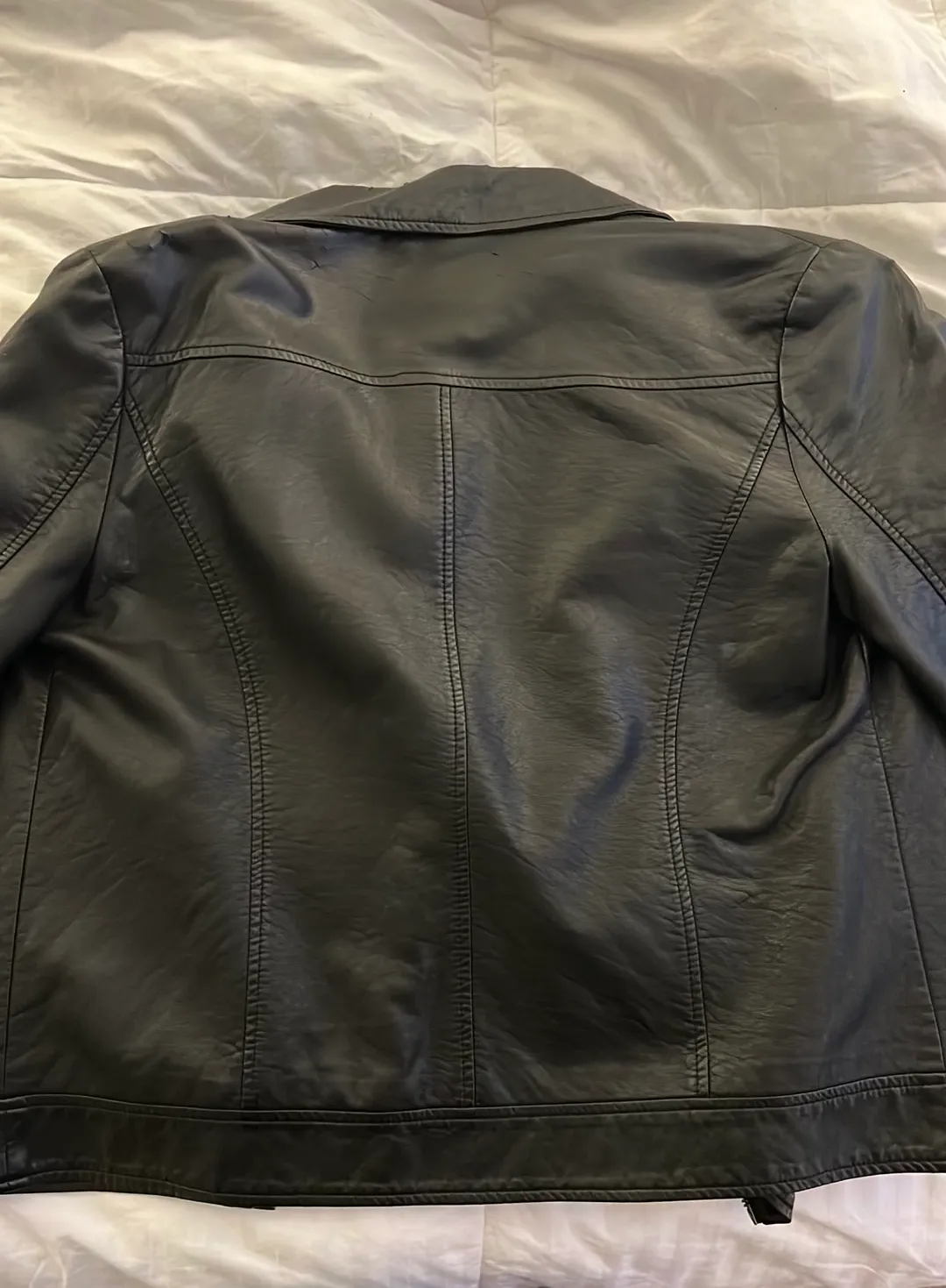 Black Leather Jacket - Image 9