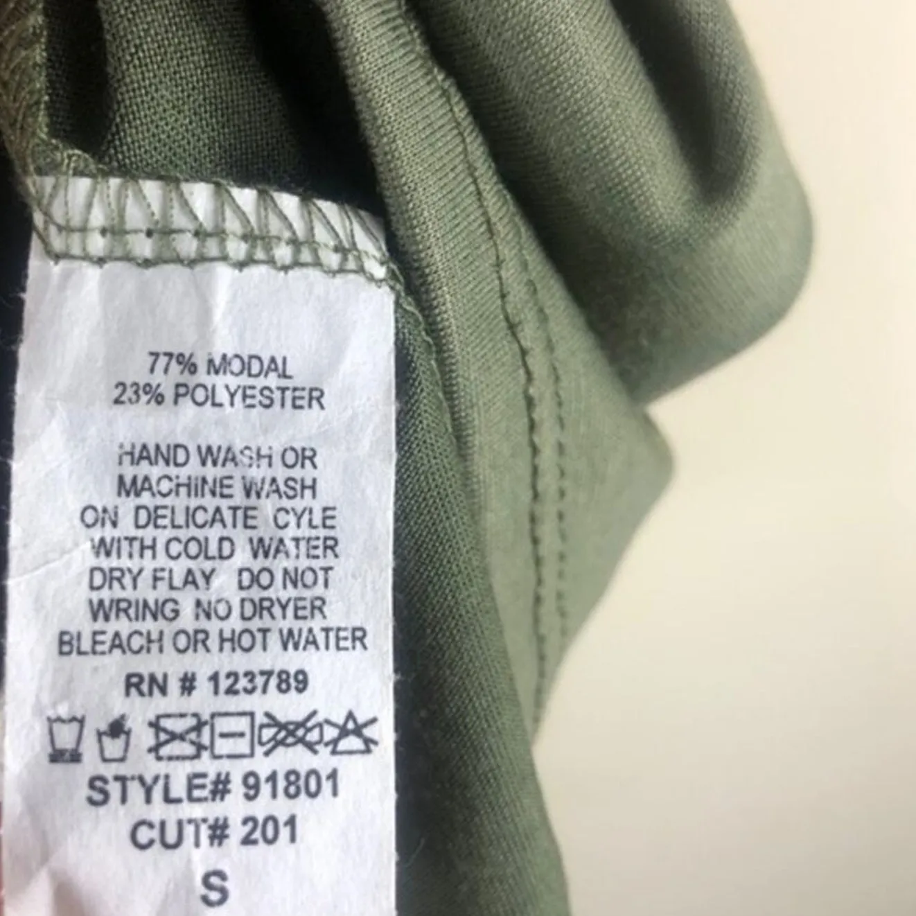 NWT Francesca’s Consuela Mini Dress Womens S Olive Green Choker Shift Minimalist - Image 5