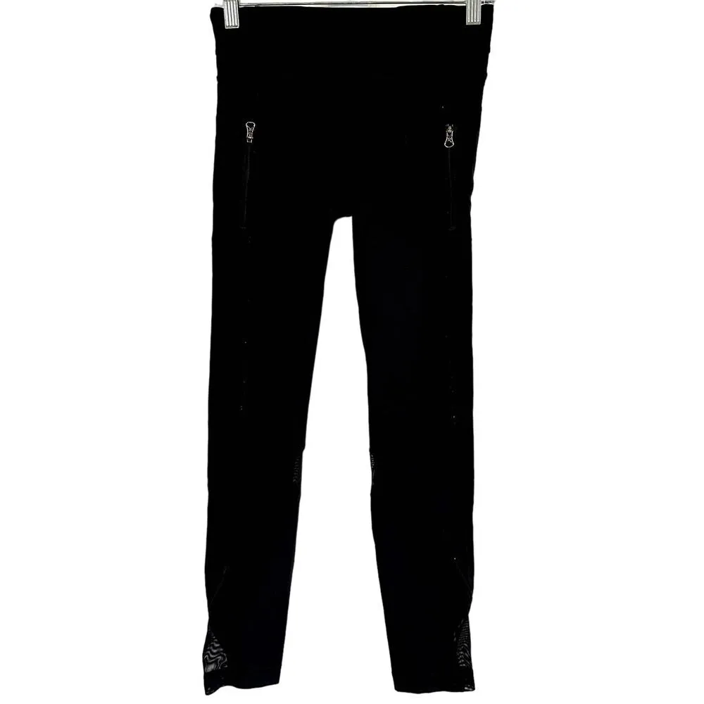 Lululemon Inspire Tight II Mesh Black Luxtreme 7/8 Sweat Wicking Zippers 4 - Image 2