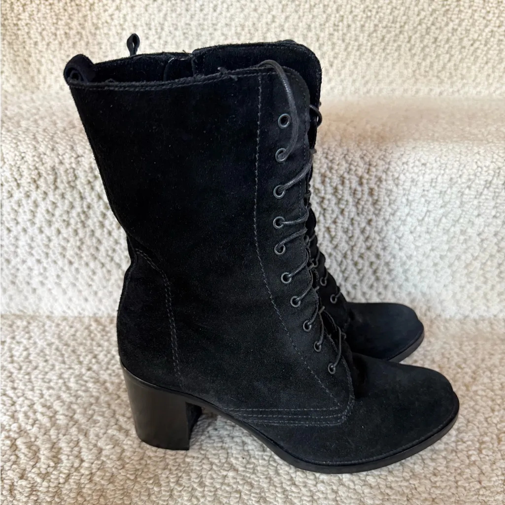 La Canadienne Black Suede Lace - Image 4