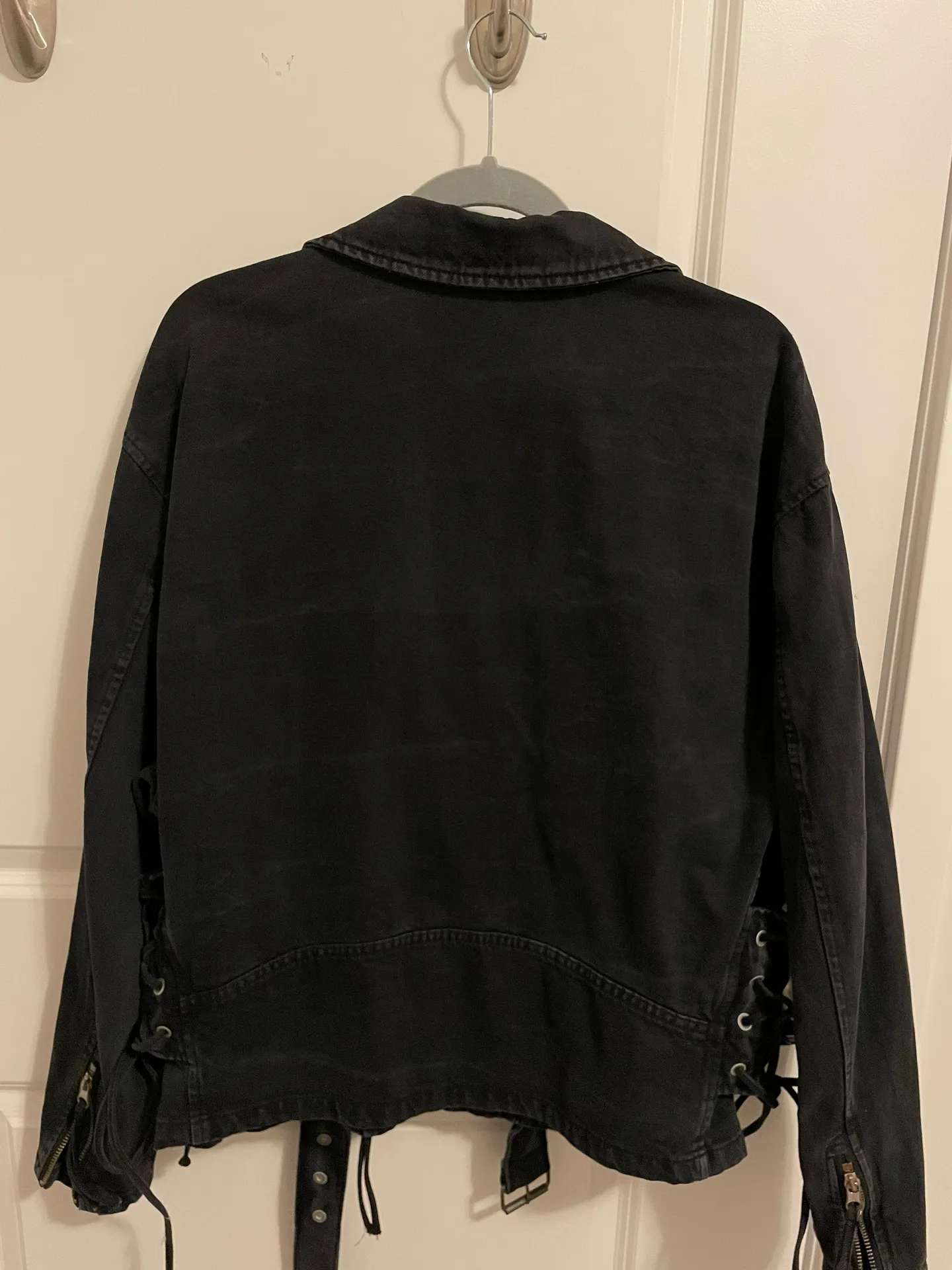 Free People Oversized Reno Moto Jacket - Image 5