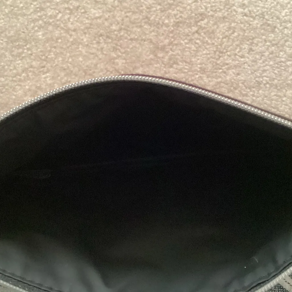 Dior Beauty Black CD Flat Clutch Pouch Bag - Image 3