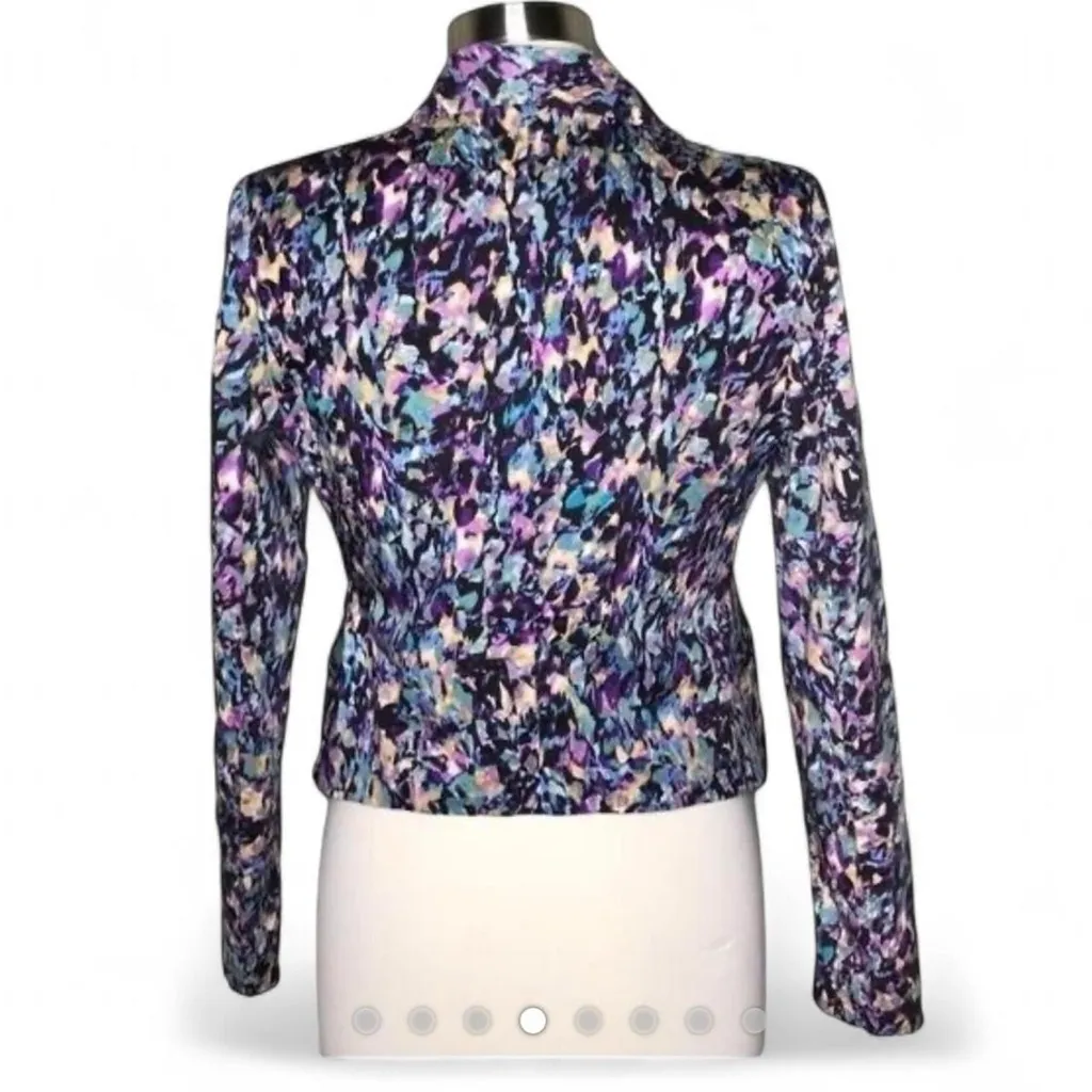 ✨Retro Y2K Watercolor Blazer✨Size M Purple Size M - Image 3