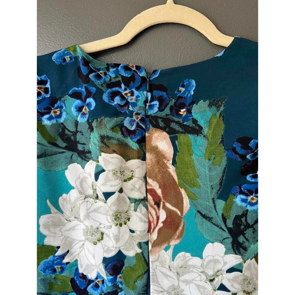 Corey Lynn Calter for Anthropology Floral Knee Length Dress - Image 6