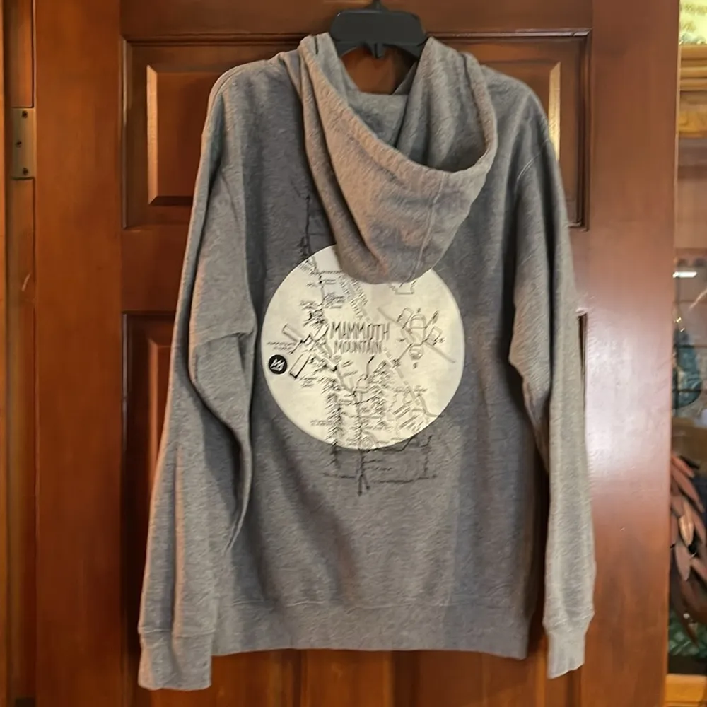 Mammoth mountain Gray Hoodie Small - Image 6