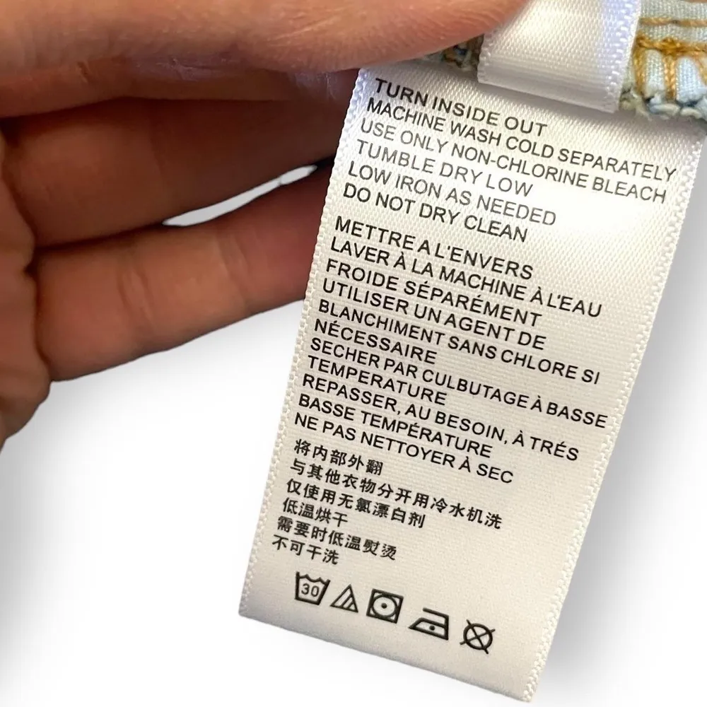 NWT BDG Urban Outfitters Distressed Slim Straight Light Wash Jeans - Size 28 - Image 8