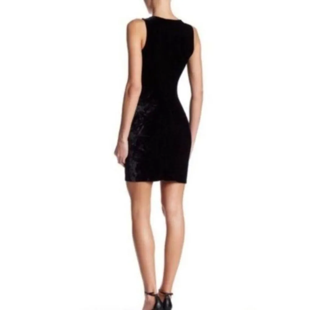 Wild Pearl Velvet Sleeveless Bodycon Dress Size S - Image 2
