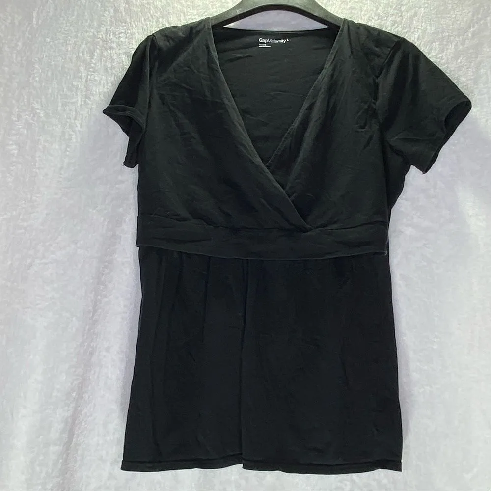 GAP Maternity Nursing Shirt Black - Image 6
