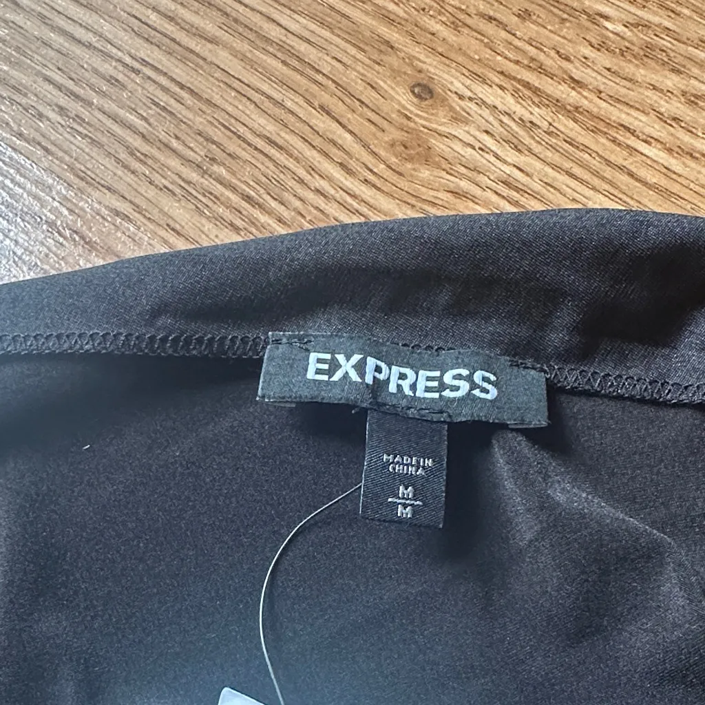 Express Black Jumpsuit with Tie Straps - Image 4