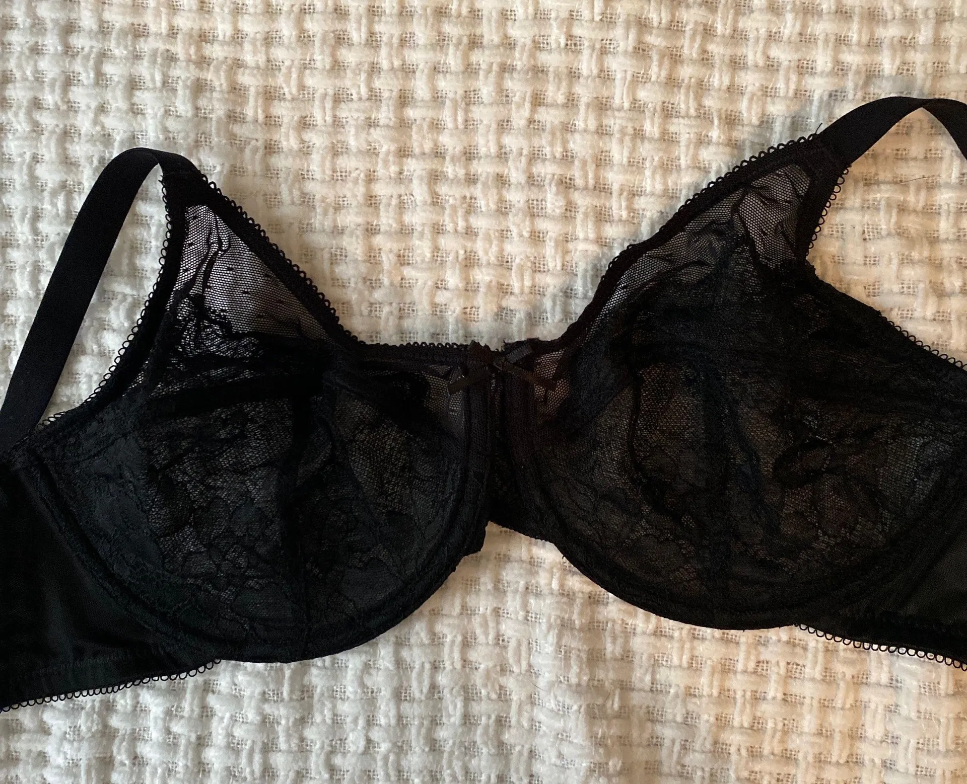 Lace Bra️ Black Size M - Image 2