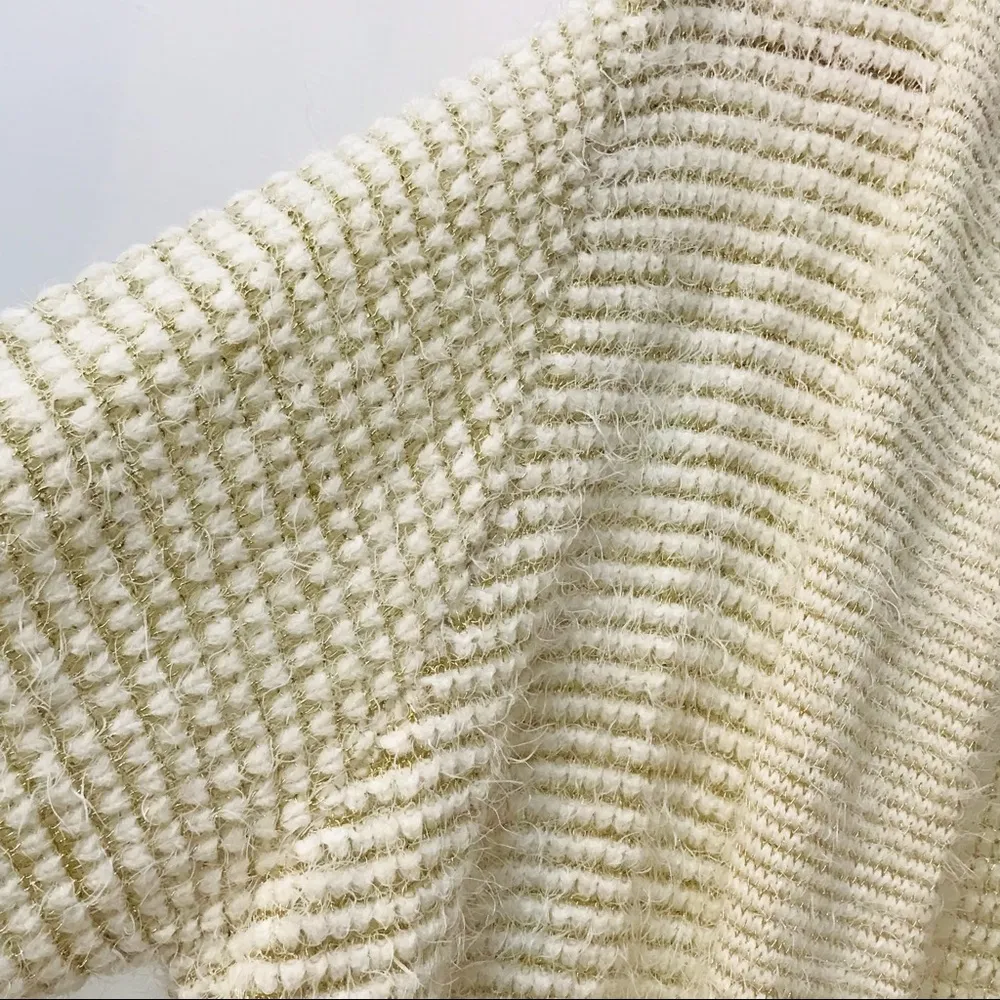 Avon Eyelash duster cream gold plus size cardigan sz 1X (18 - Image 5