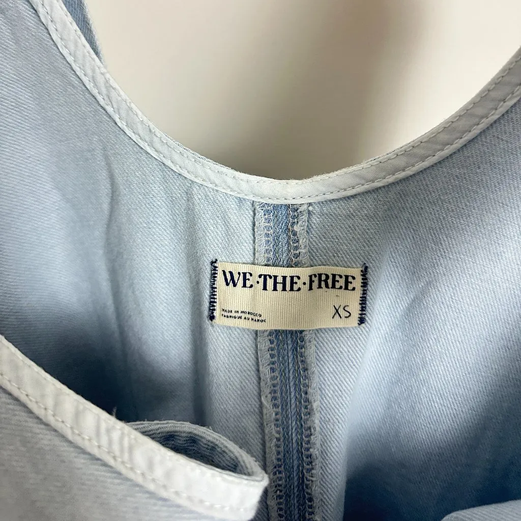 FREE PEOPLE We The Free High Roller Jumpsuit in Wash Whimsy Size X-Small - Image 7