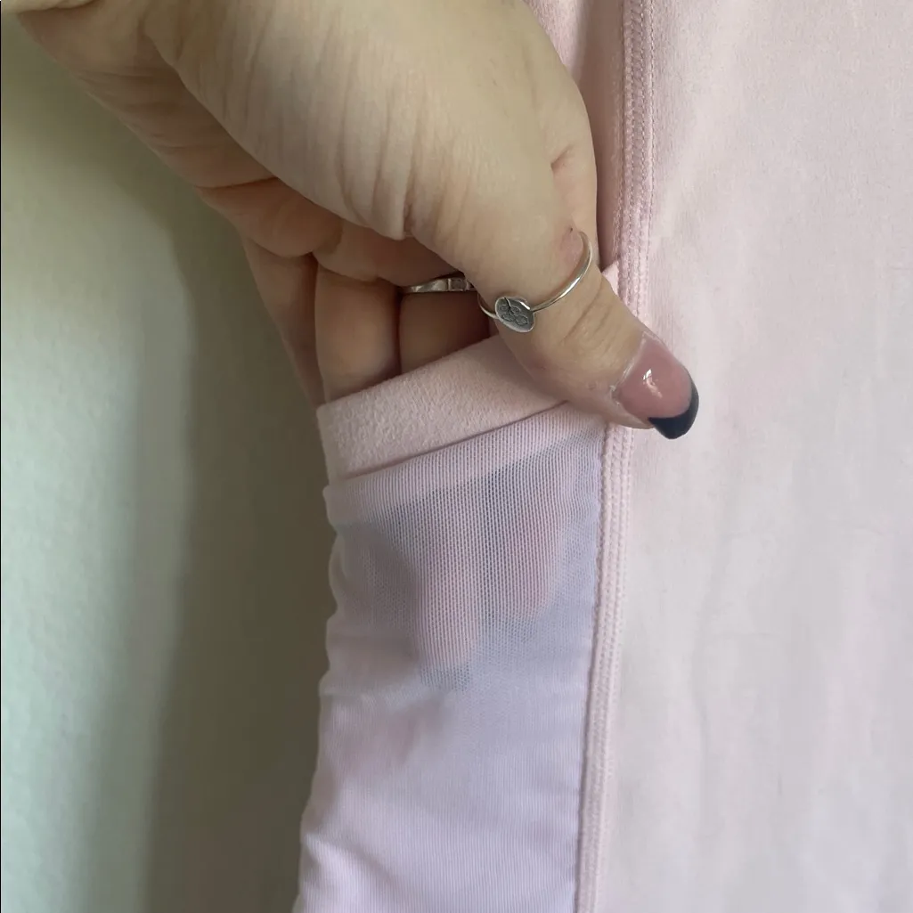 Fabletics Pink On-The-Go PowerHold Capri Leggings - Image 3