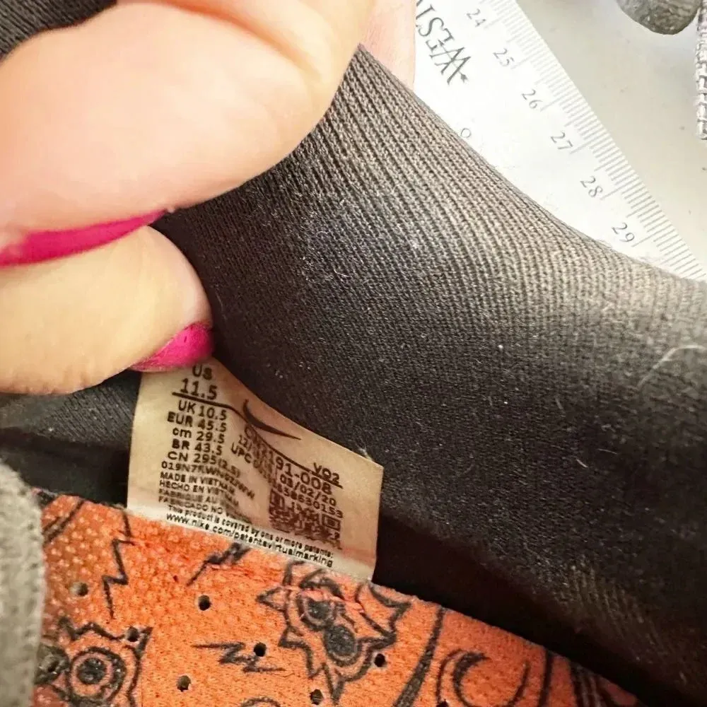 NIKE Superrep Cycling Shoes Womens Size 11.5 With Cleats Black‎ Orange Peleton - Image 8