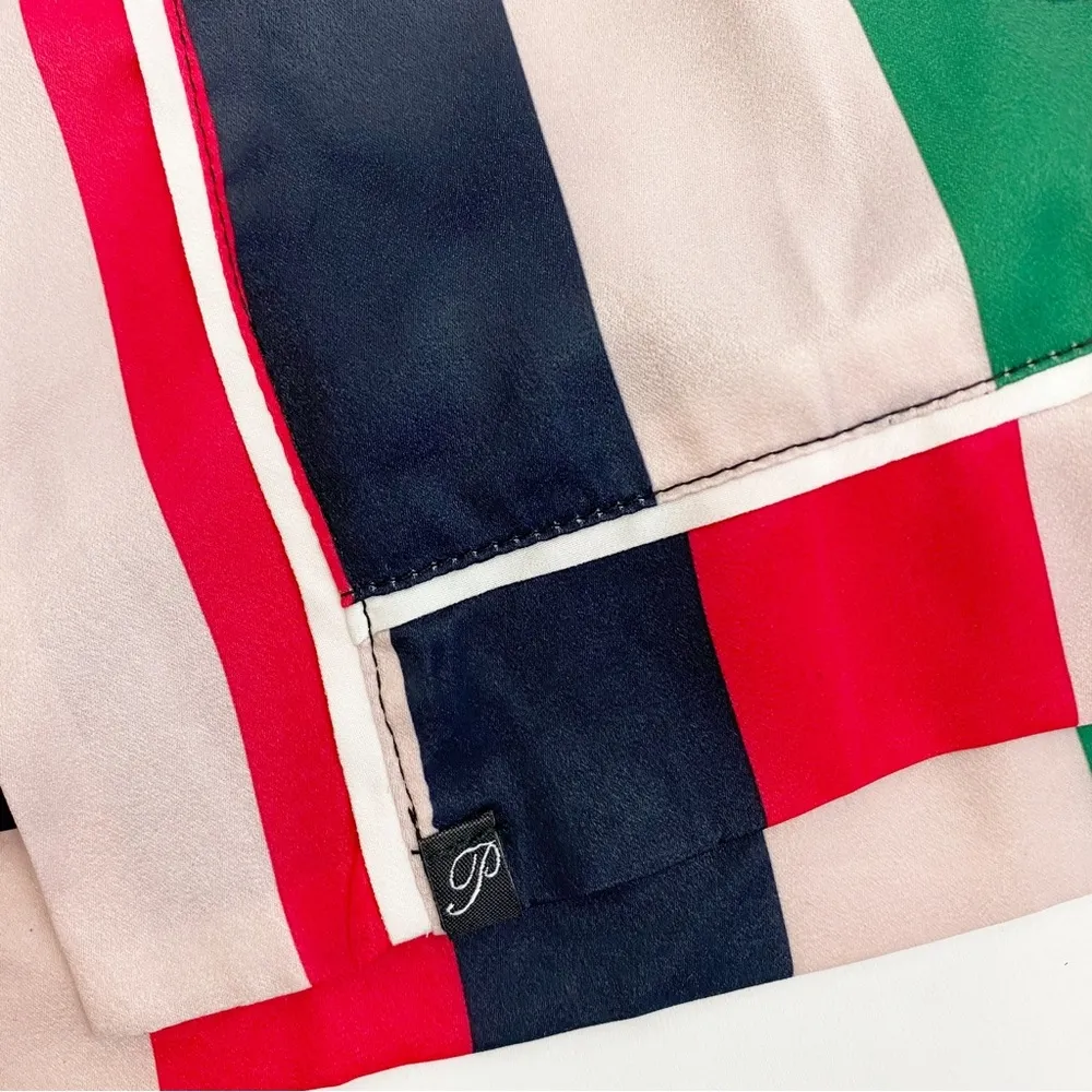 Plush Apparel X Revolve Rainbow Stripe Short Robe: Multicolor Size M - Image 10