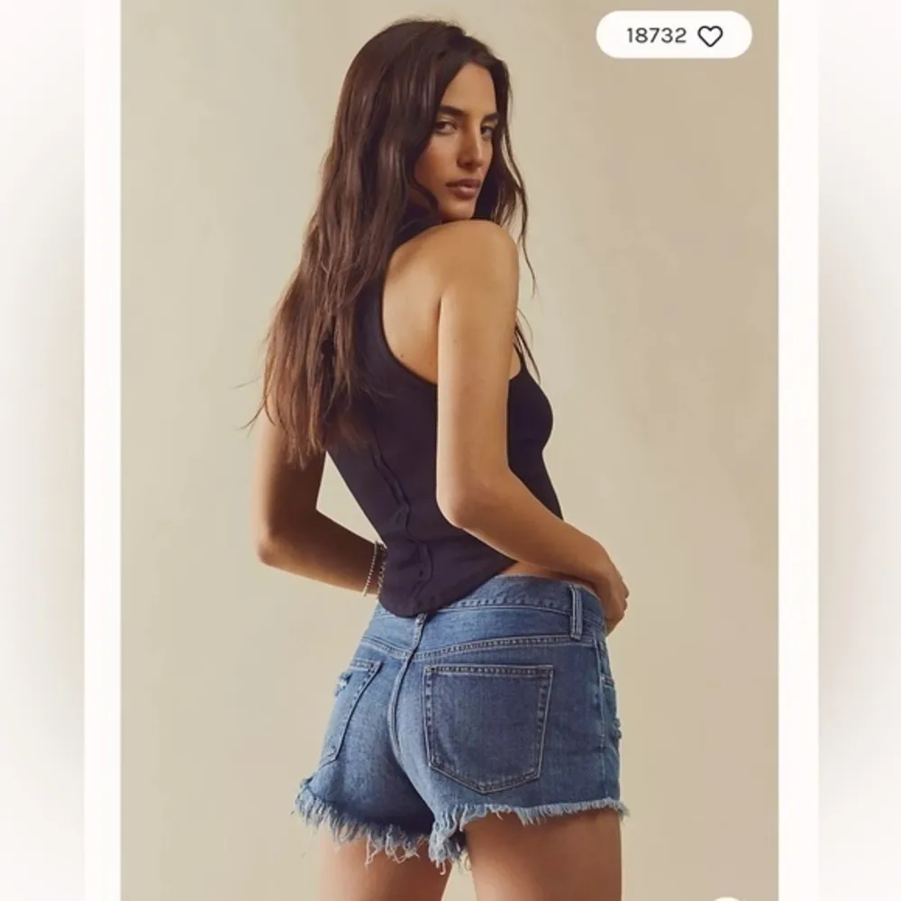 We the  free / free people‎ distressed cut off Jean short - Image 2