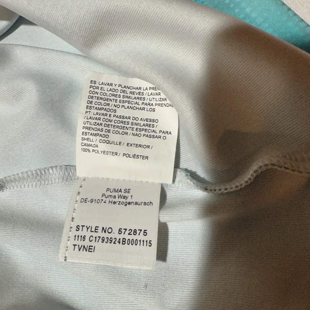 Puma Blue Fitted Golf Tank Top - Image 6