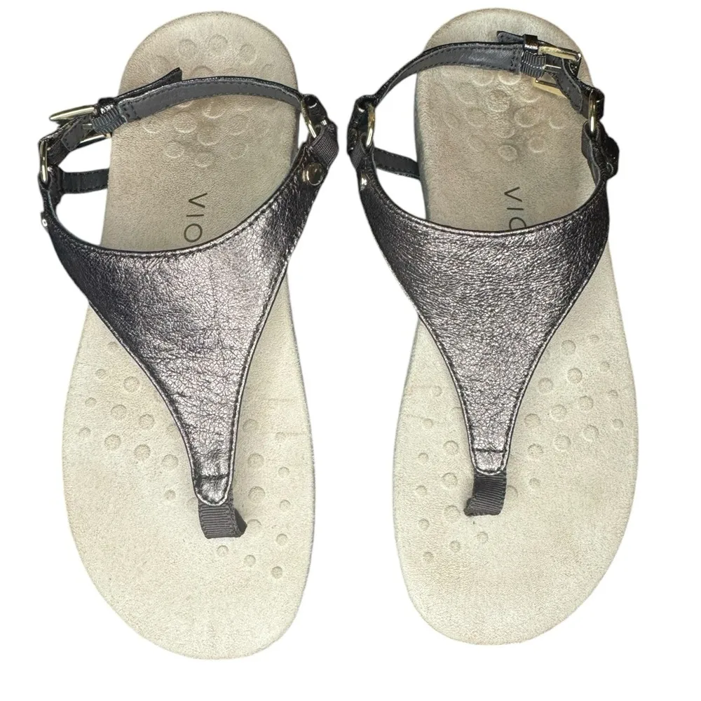 Vionic Kirra Metallic Bronze Thong Sandal Size 7 - Image 2