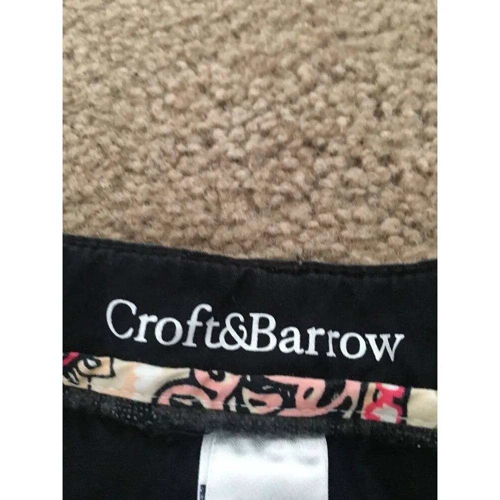Croft & Barrow Women's Casual Skort Skirt Size 12 Petite Bluish Blackish - Image 6