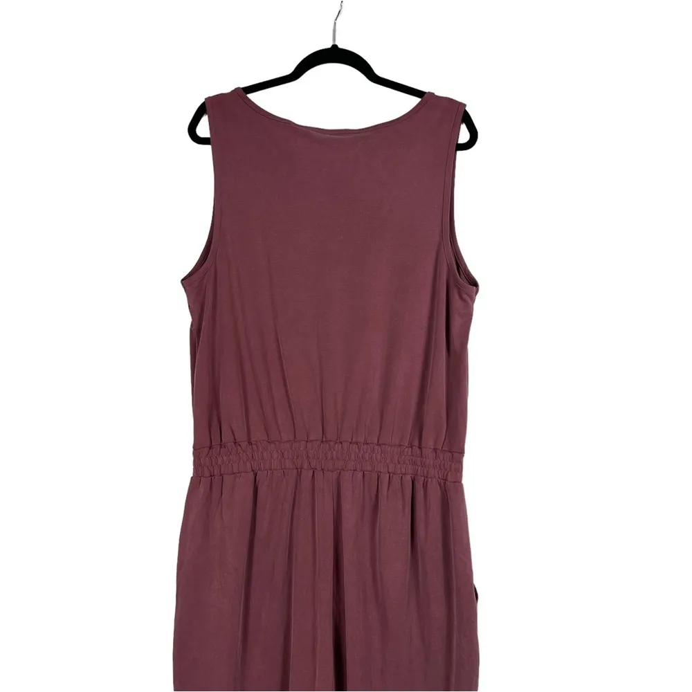 Rachel Zoe Dark Mauve Sleeveless Jumper with Pockets Sz XL NWT - Image 5