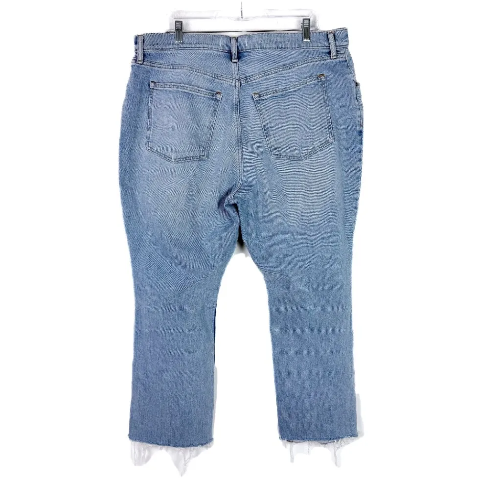 Abercrombie & Fitch Curve Love The '70s Vintage Flare Ultra High Rise Jeans 18S - Image 7
