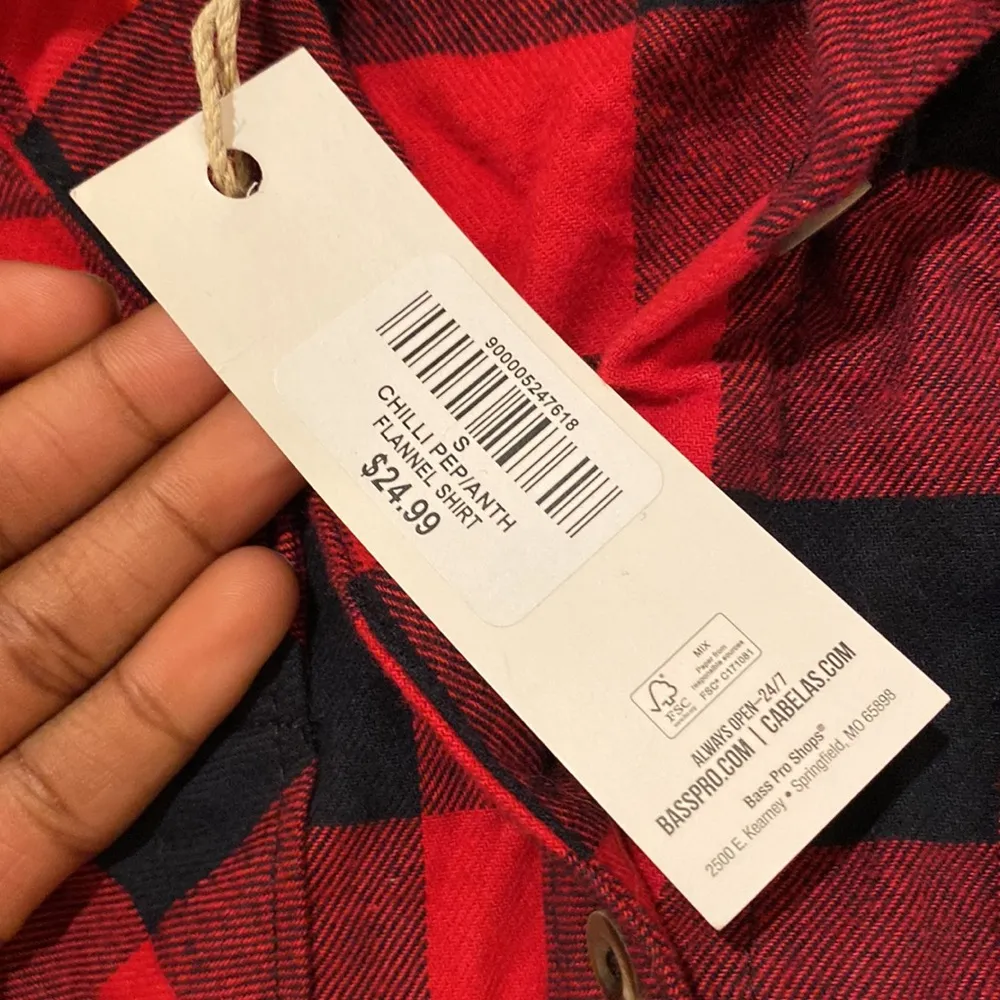 NWT Natural Reflections Flannel Top SIZE S 3️⃣ - Image 3