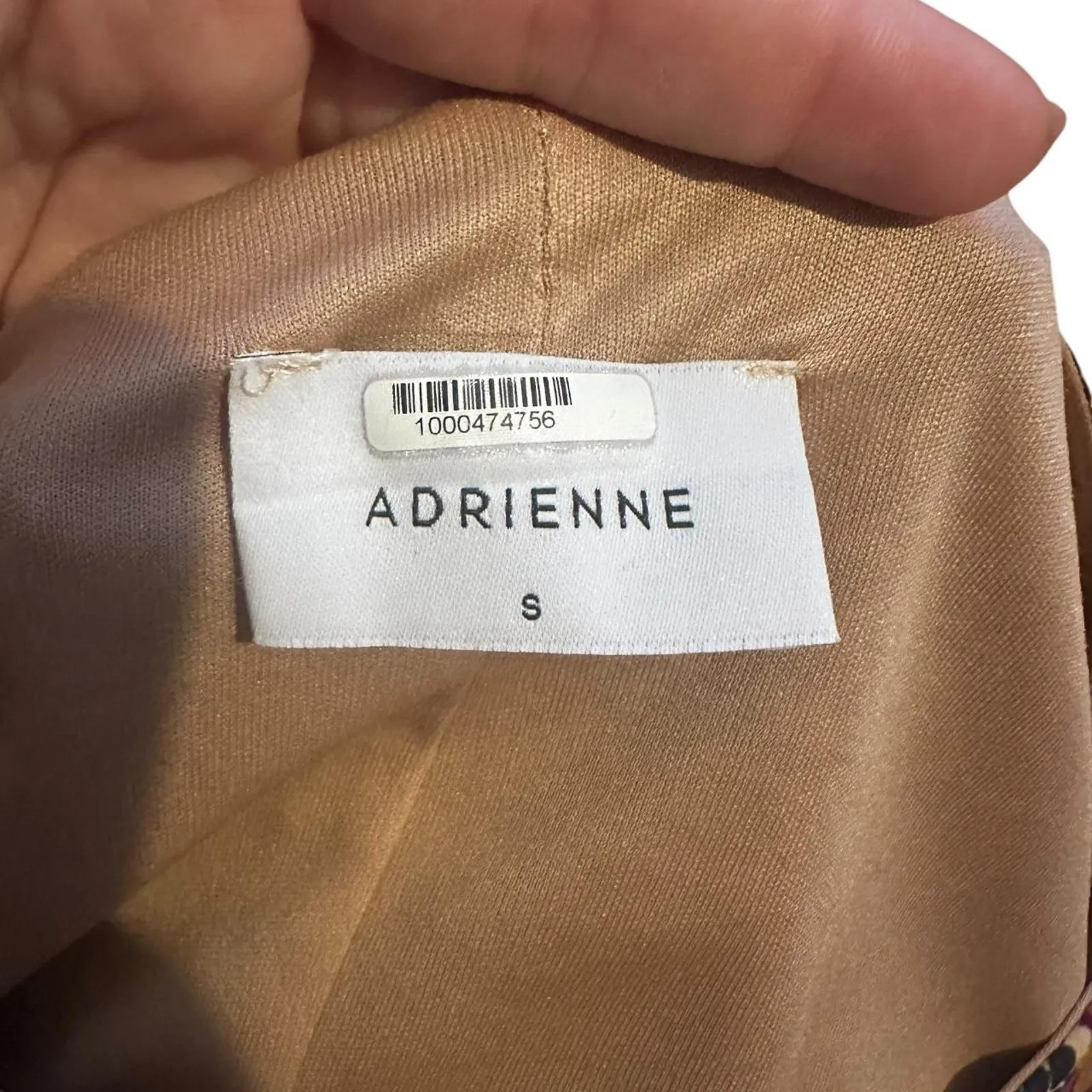 Adrienne brown snake print blouse s - Image 6