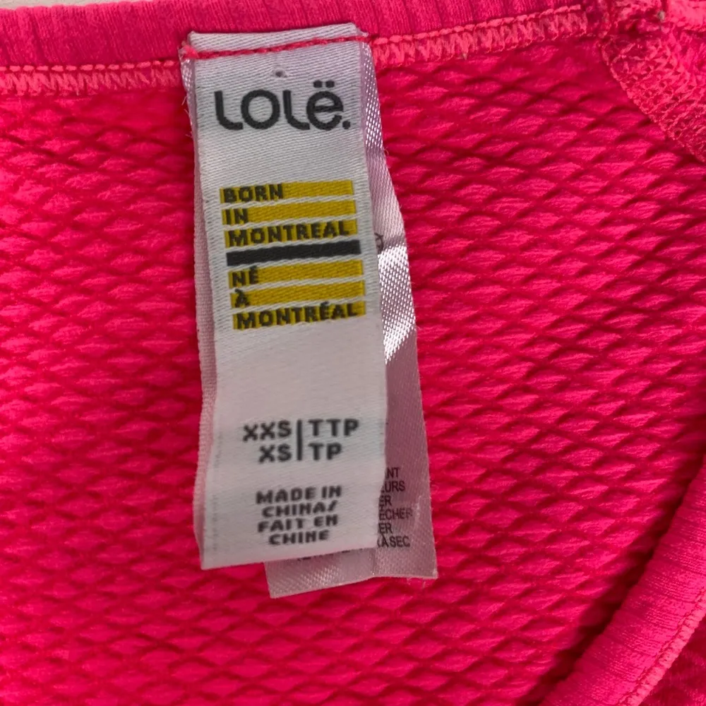 Lole Hot Pink Athletic Long Sleeve Top XXS - Image 5