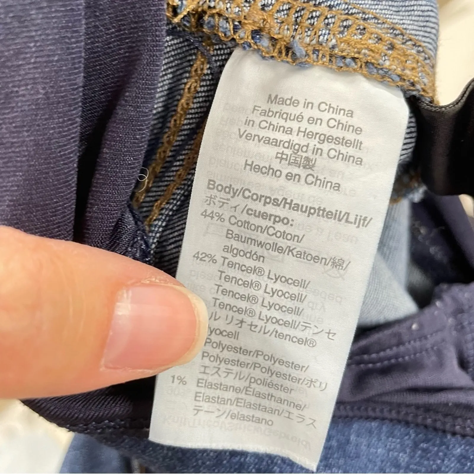 Madewell Maternity Skinny Jeans Womens 25 Medium Wash Stretch Stomach Band - Image 6